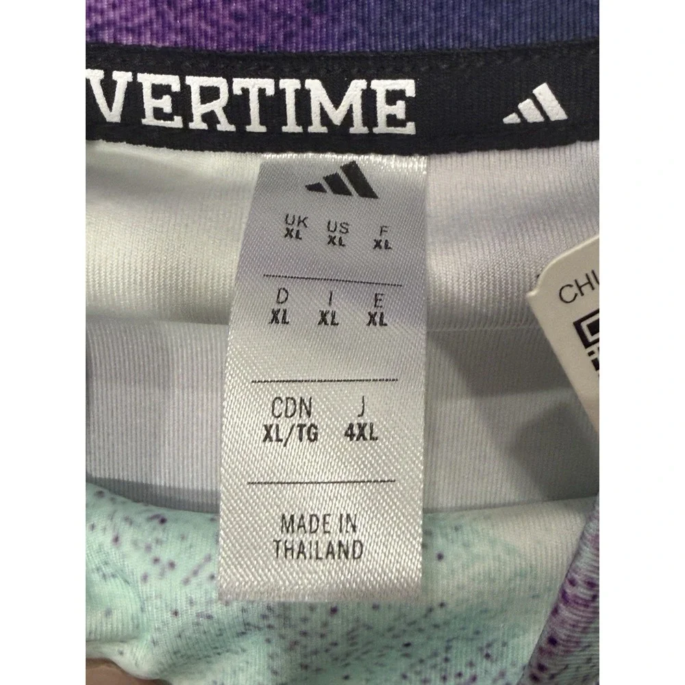 Adidas Overtime M OT TF Mock Compression Shirt JV8833 Mens XL NWT